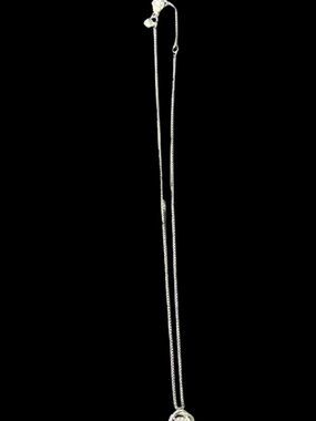David Yurman Diamond Infinity Necklace Sterling Silver 18K Gold Cable Pendant